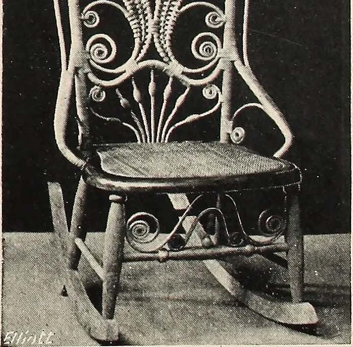 An illustration from Annual catalogue, Reed furniture, season, 1900, Grade "B", 1900, leaf 13