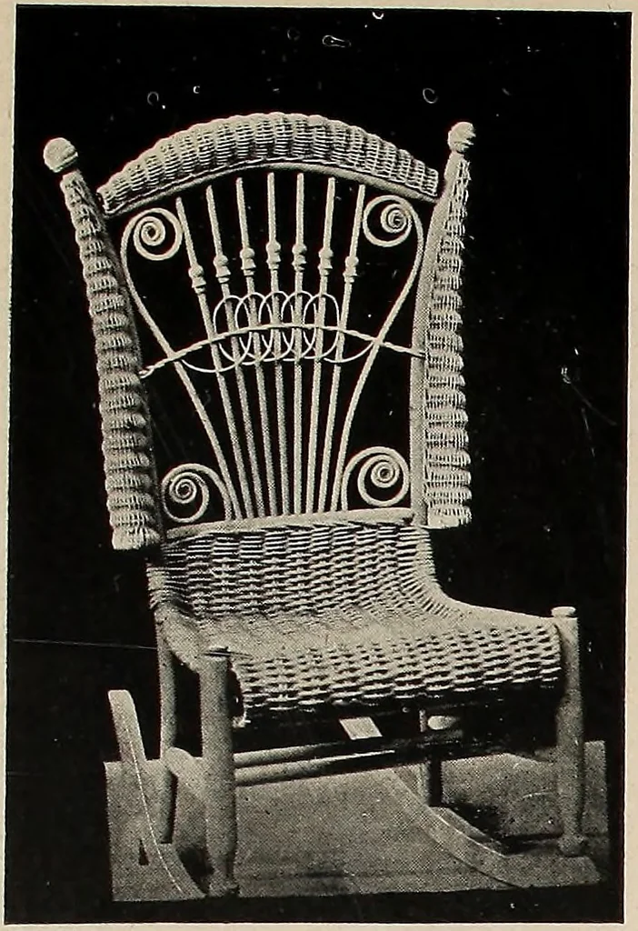 An illustration from Annual catalogue, Reed furniture, season, 1900, Grade "B", 1900, leaf 14