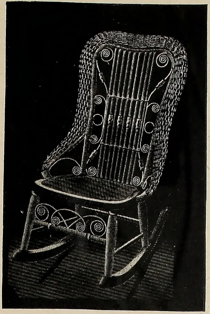 An illustration from Annual catalogue, Reed furniture, season, 1900, Grade "B", 1900, leaf 14