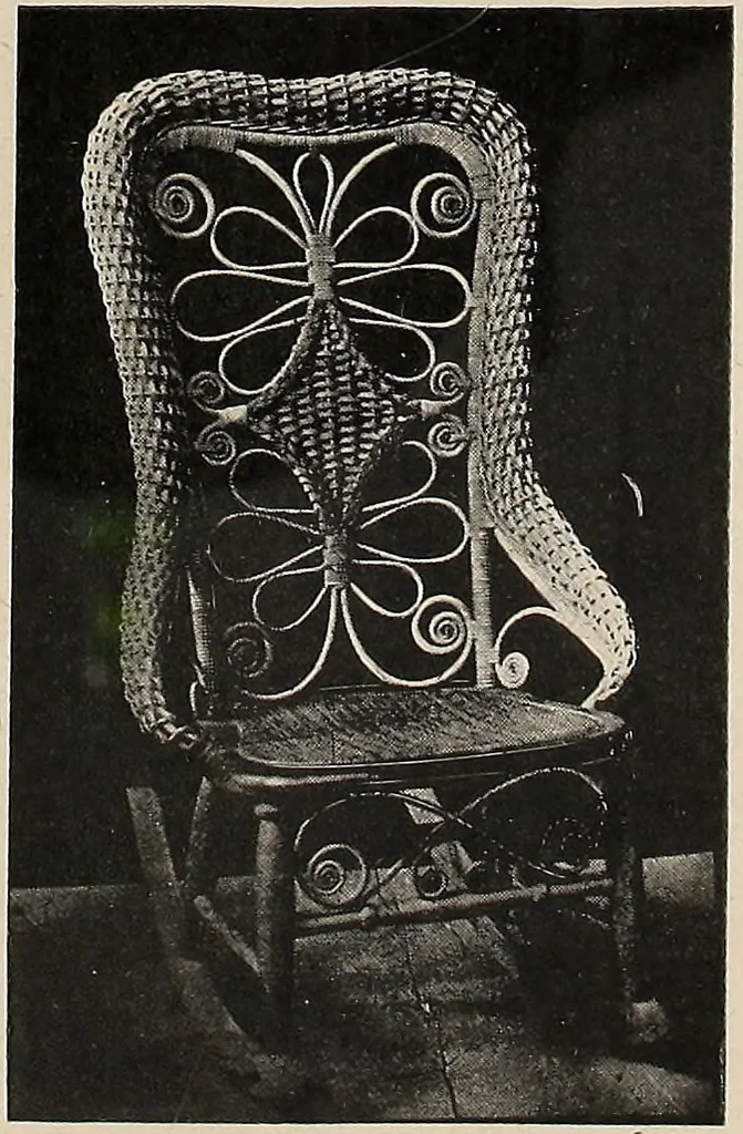 An illustration from Annual catalogue, Reed furniture, season, 1900, Grade "B", 1900, leaf 14