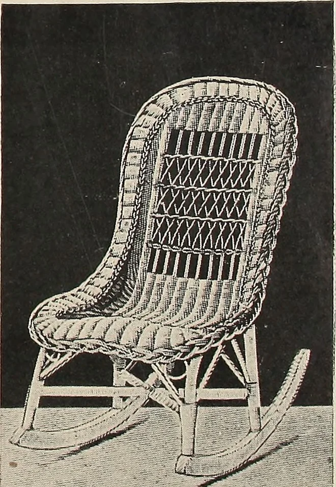 An illustration from Annual catalogue, Reed furniture, season, 1900, Grade "B", 1900, leaf 14