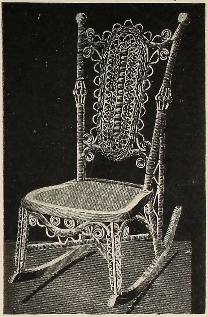 An illustration from Annual catalogue, Reed furniture, season, 1900, Grade "B", 1900, leaf 15