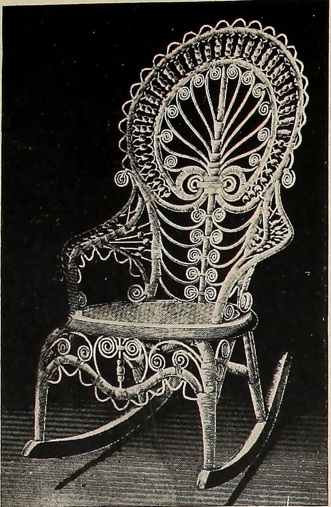 An illustration from Annual catalogue, Reed furniture, season, 1900, Grade "B", 1900, leaf 17