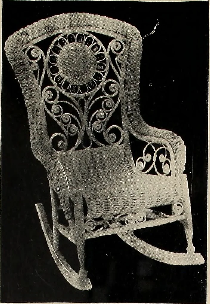 An illustration from Annual catalogue, Reed furniture, season, 1900, Grade "B", 1900, leaf 17