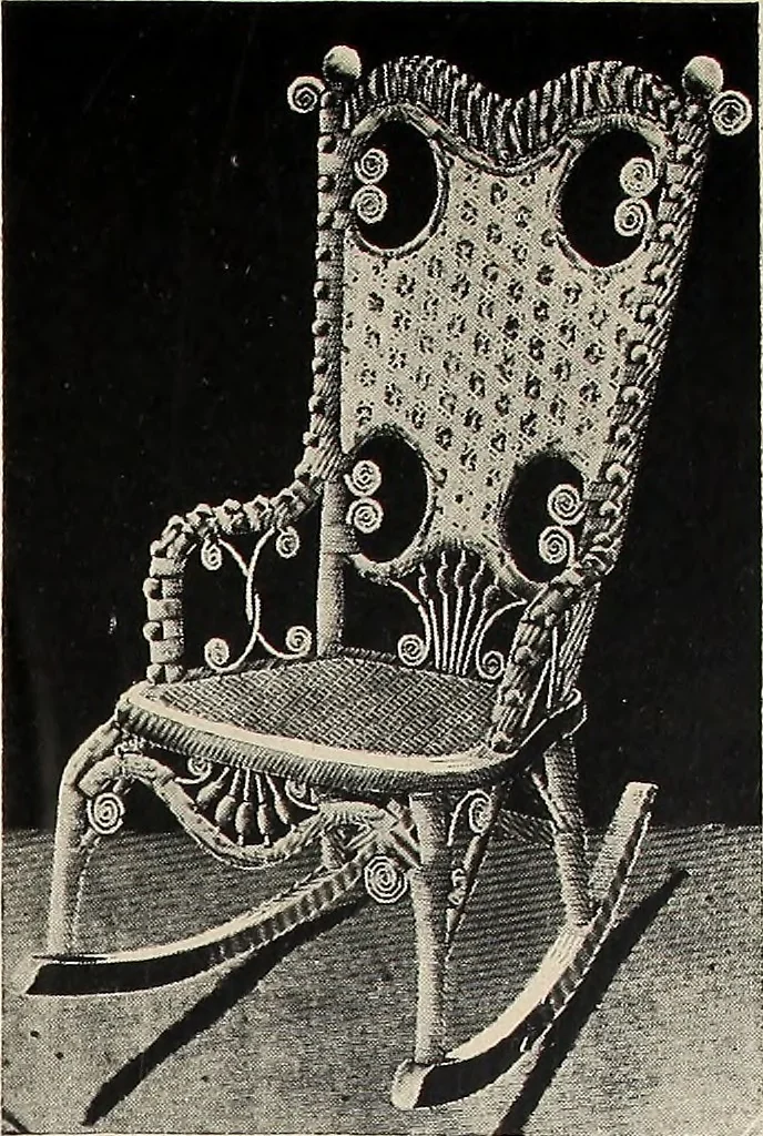 An illustration from Annual catalogue, Reed furniture, season, 1900, Grade "B", 1900, leaf 17