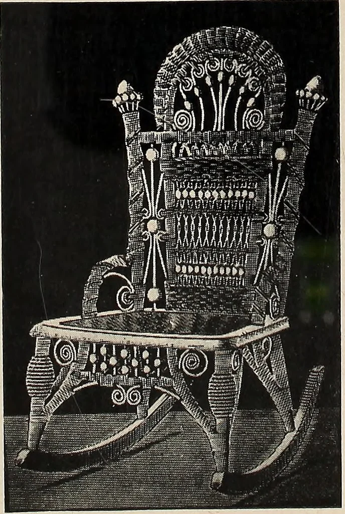 An illustration from Annual catalogue, Reed furniture, season, 1900, Grade "B", 1900, leaf 17