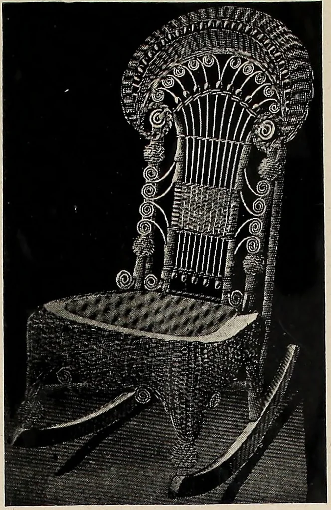 An illustration from Annual catalogue, Reed furniture, season, 1900, Grade "B", 1900, leaf 18