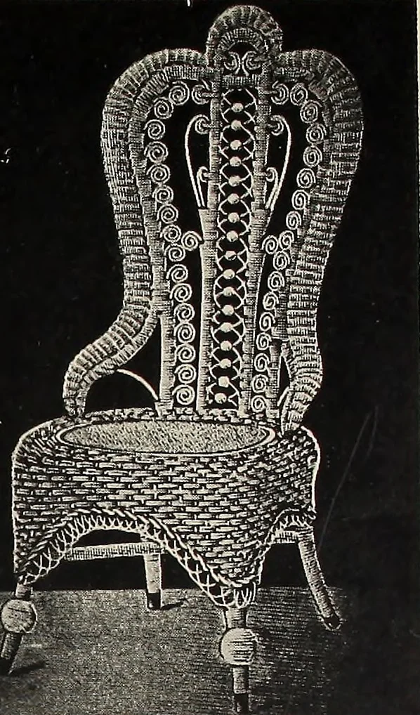 An illustration from Annual catalogue, Reed furniture, season, 1900, Grade "B", 1900, leaf 21