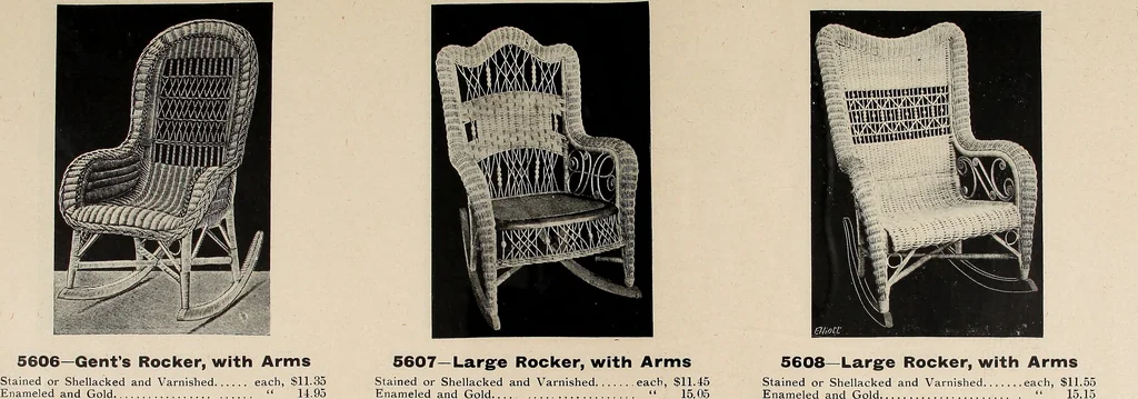 An illustration from Annual catalogue, Reed furniture, season, 1900, Grade "B", 1900, leaf 23