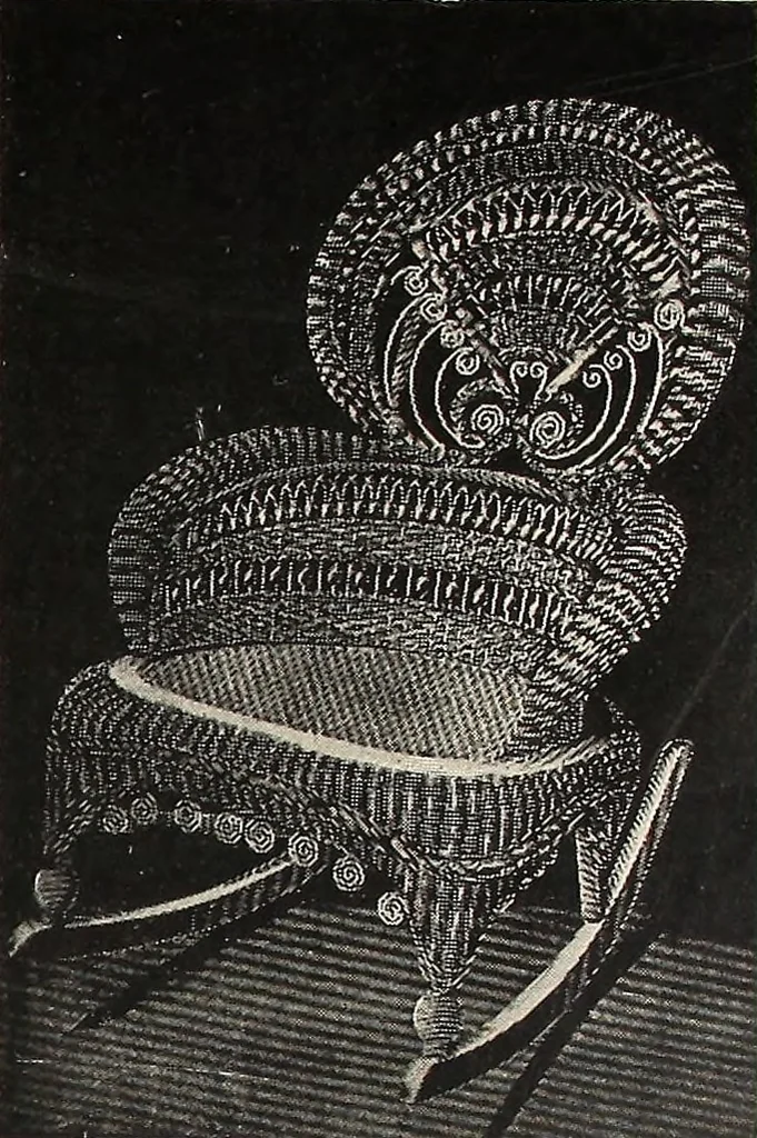 An illustration from Annual catalogue, Reed furniture, season, 1900, Grade "B", 1900, leaf 25