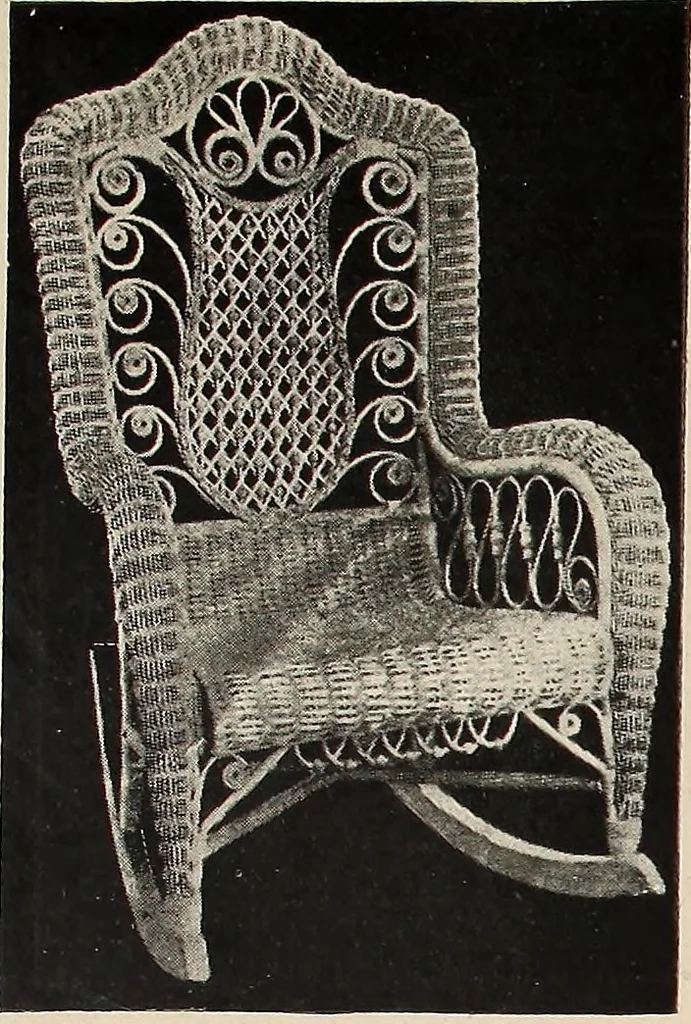 An illustration from Annual catalogue, Reed furniture, season, 1900, Grade "B", 1900, leaf 25