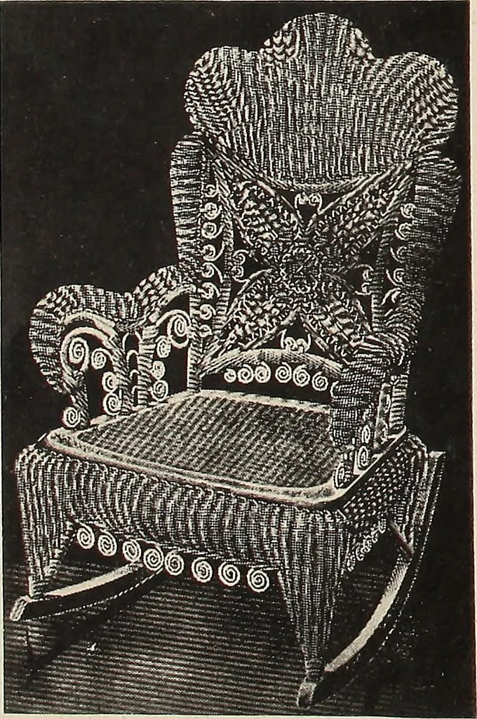 An illustration from Annual catalogue, Reed furniture, season, 1900, Grade "B", 1900, leaf 25