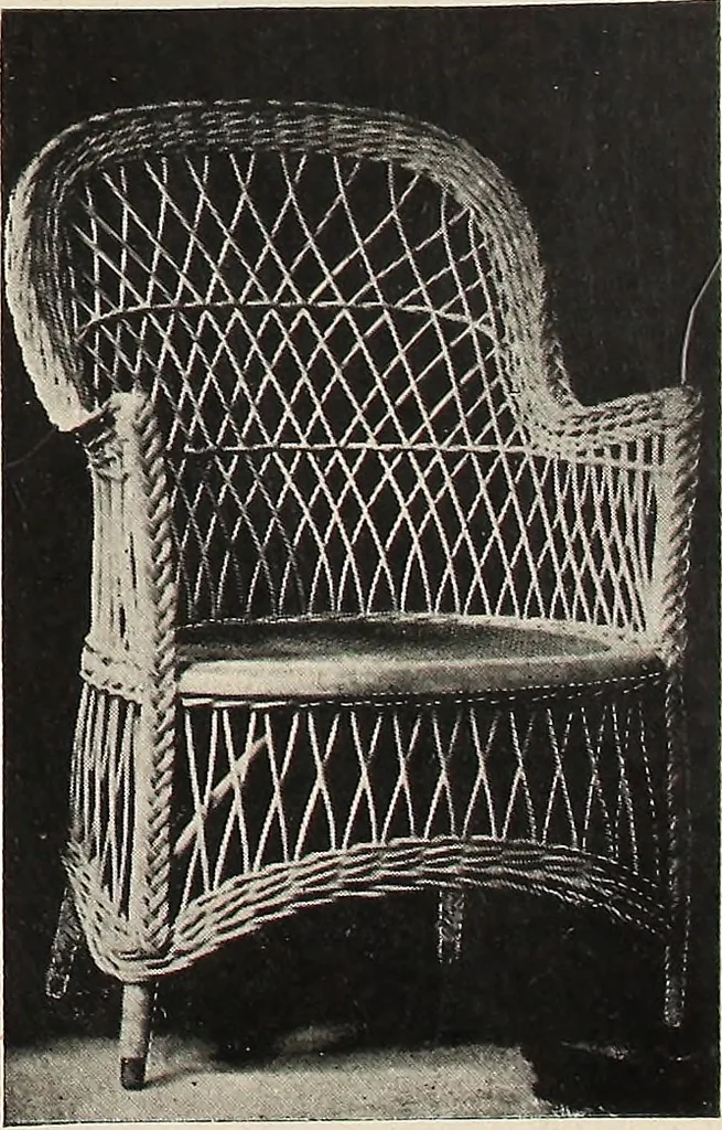 An illustration from Annual catalogue, Reed furniture, season, 1900, Grade "B", 1900, leaf 25