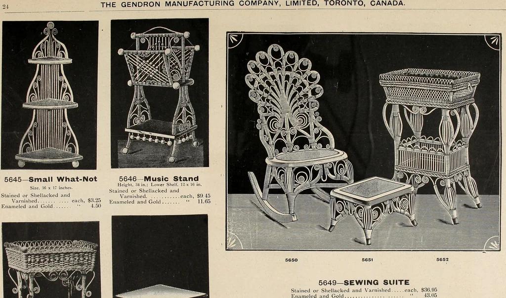 An illustration from Annual catalogue, Reed furniture, season, 1900, Grade "B", 1900, leaf 29