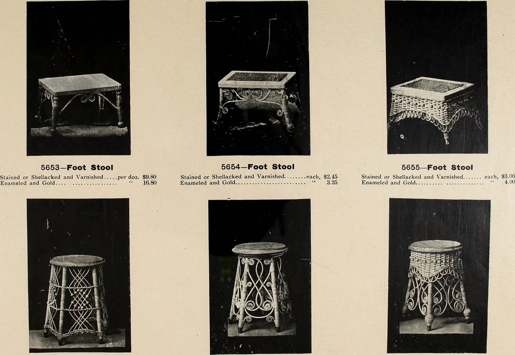 An illustration from Annual catalogue, Reed furniture, season, 1900, Grade "B", 1900, leaf 30