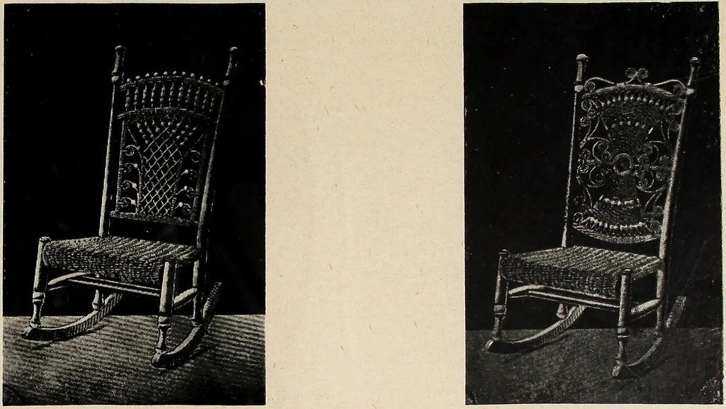 An illustration from Annual catalogue, Reed furniture, season, 1900, Grade "B", 1900, leaf 33