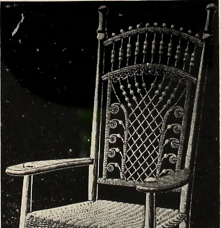 An illustration from Annual catalogue, Reed furniture, season, 1900, Grade "B", 1900, leaf 33
