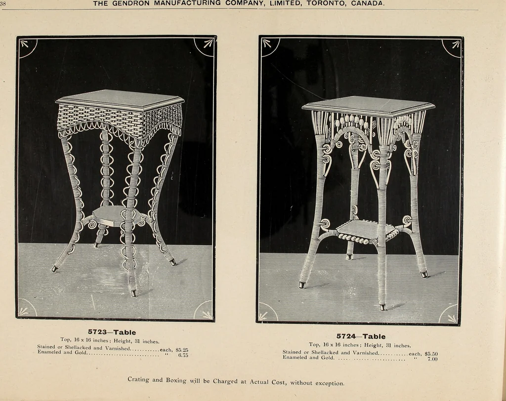 An illustration from Annual catalogue, Reed furniture, season, 1900, Grade "B", 1900, leaf 43