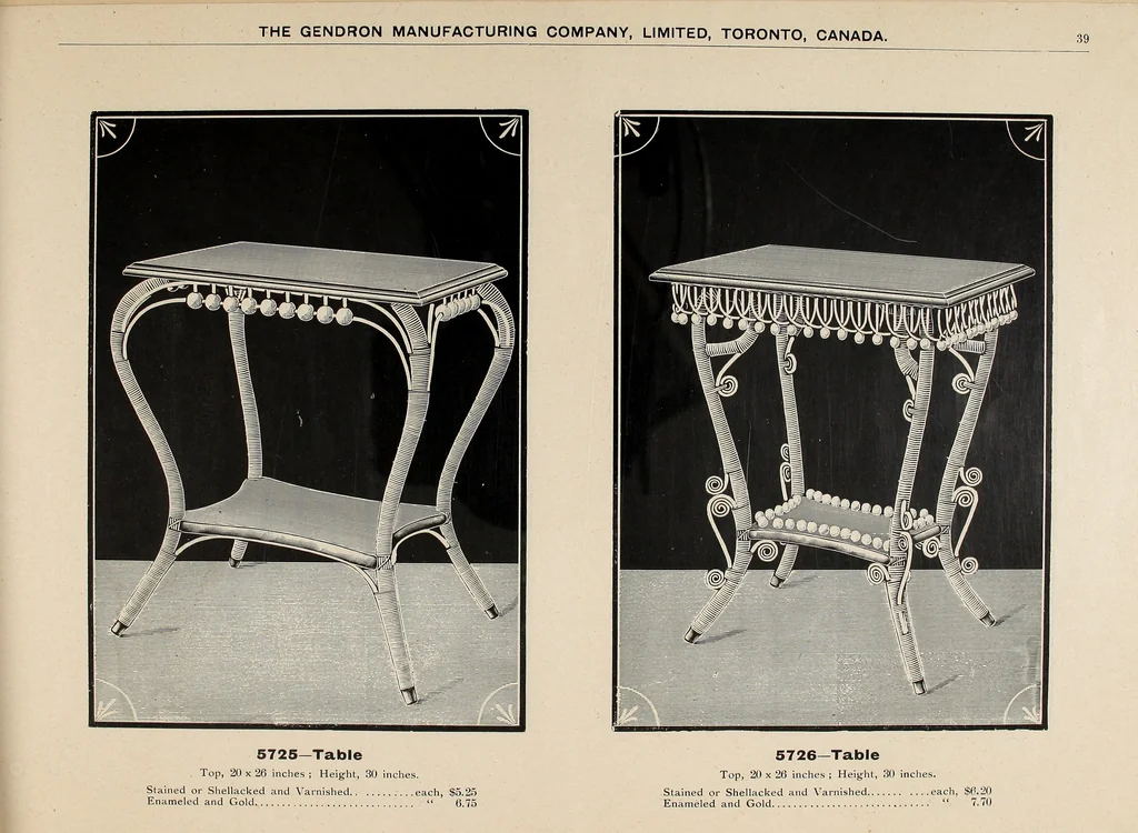 An illustration from Annual catalogue, Reed furniture, season, 1900, Grade "B", 1900, leaf 44