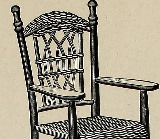An illustration from Annual catalogue, Reed furniture, season, 1900, Grade "B", 1900, leaf 9