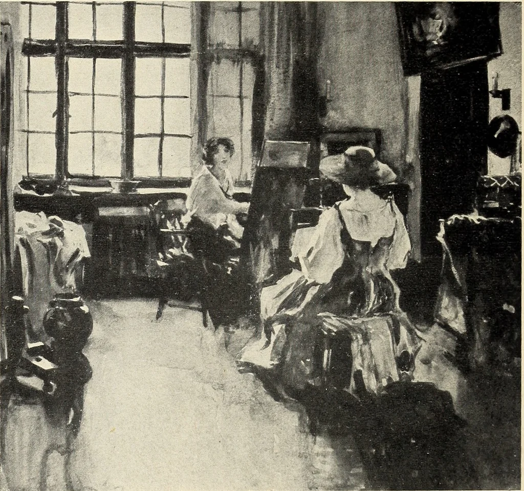 An illustration from Annual exhibition, 1890, leaf 15