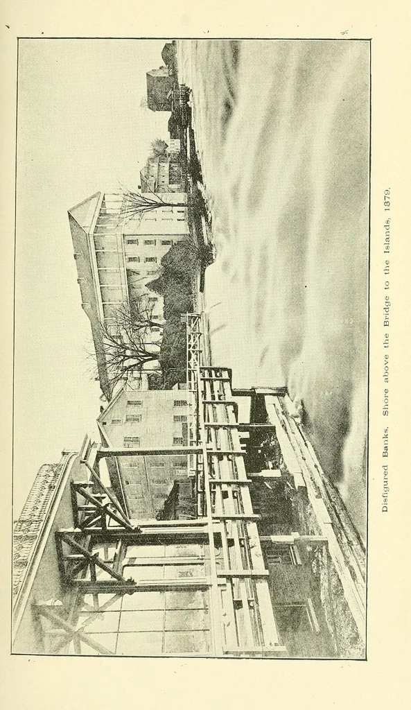 An illustration from Annual report of the Commissioners of the State Reservation at Niagara, 1886, leaf 19