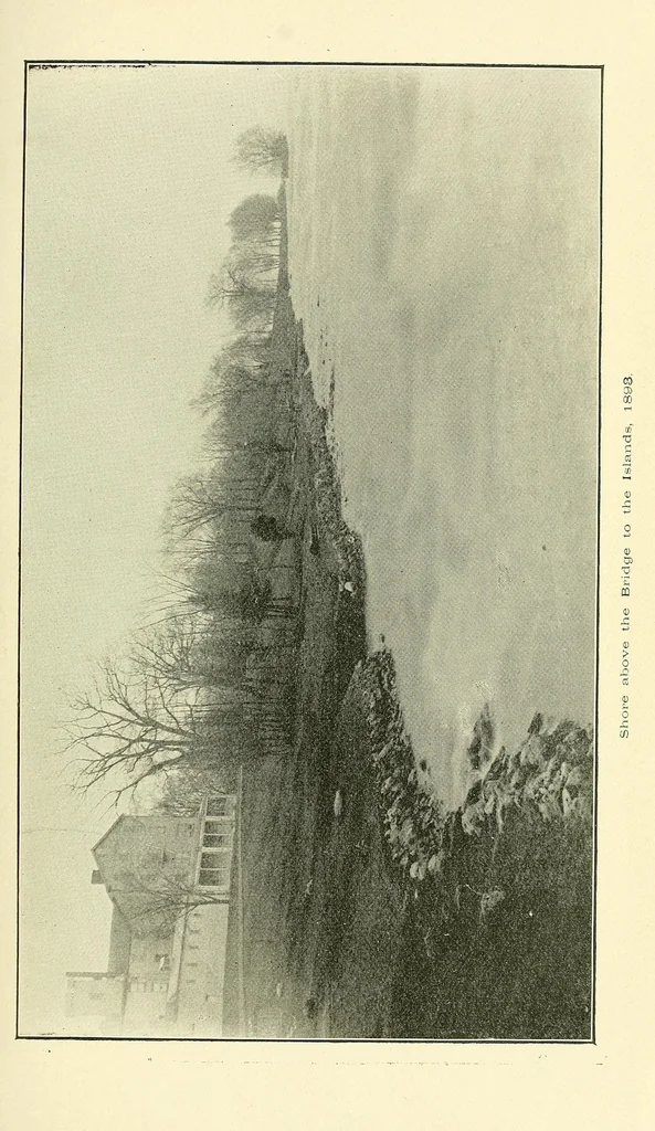 An illustration from Annual report of the Commissioners of the State Reservation at Niagara, 1886, leaf 23