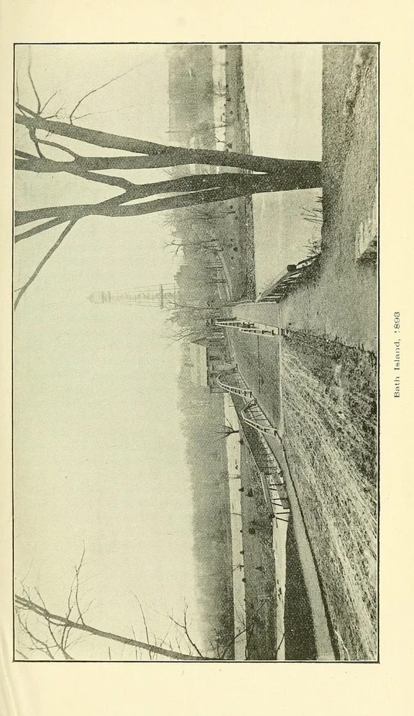 An illustration from Annual report of the Commissioners of the State Reservation at Niagara, 1886, leaf 31