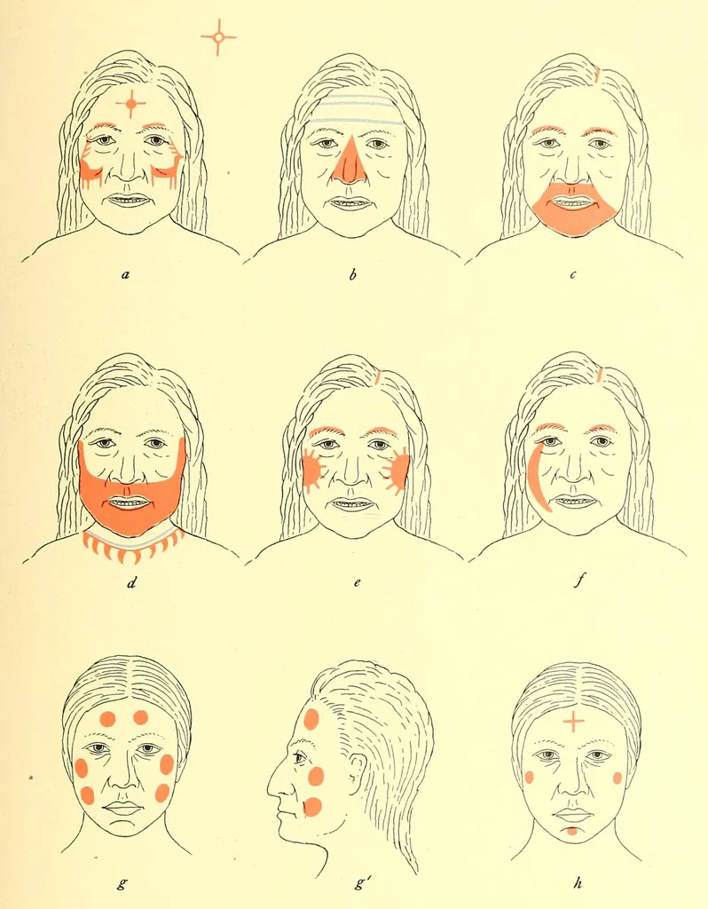 An illustration from Annual report of the Bureau of American Ethnology to the Secretary of the Smithsonian Institution, 1895, leaf 451