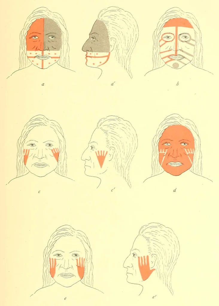 An illustration from Annual report of the Bureau of American Ethnology to the Secretary of the Smithsonian Institution, 1895, leaf 463