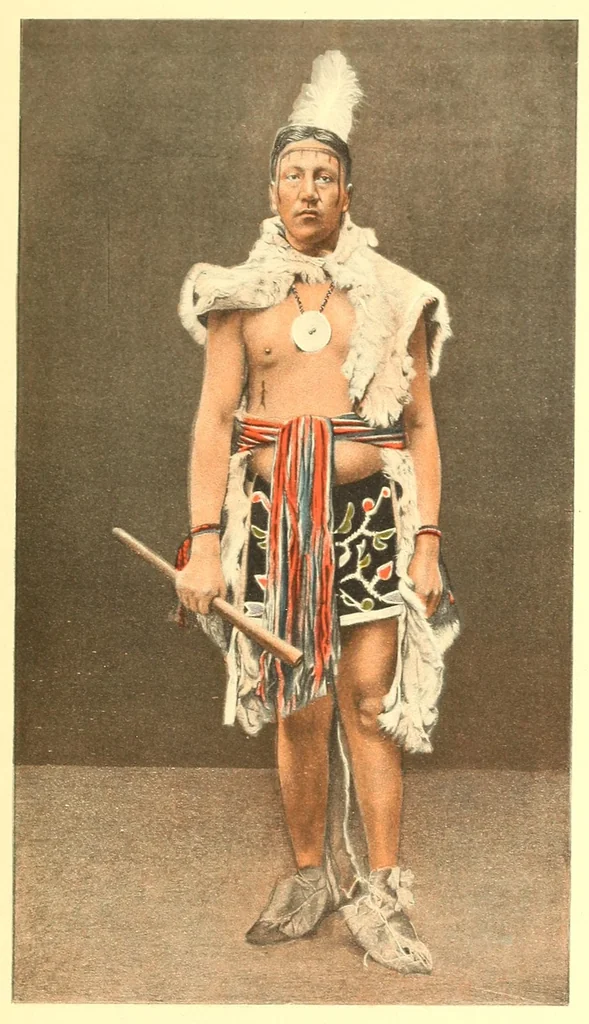 An illustration from Annual report of the Bureau of American Ethnology to the Secretary of the Smithsonian Institution, 1895, leaf 599