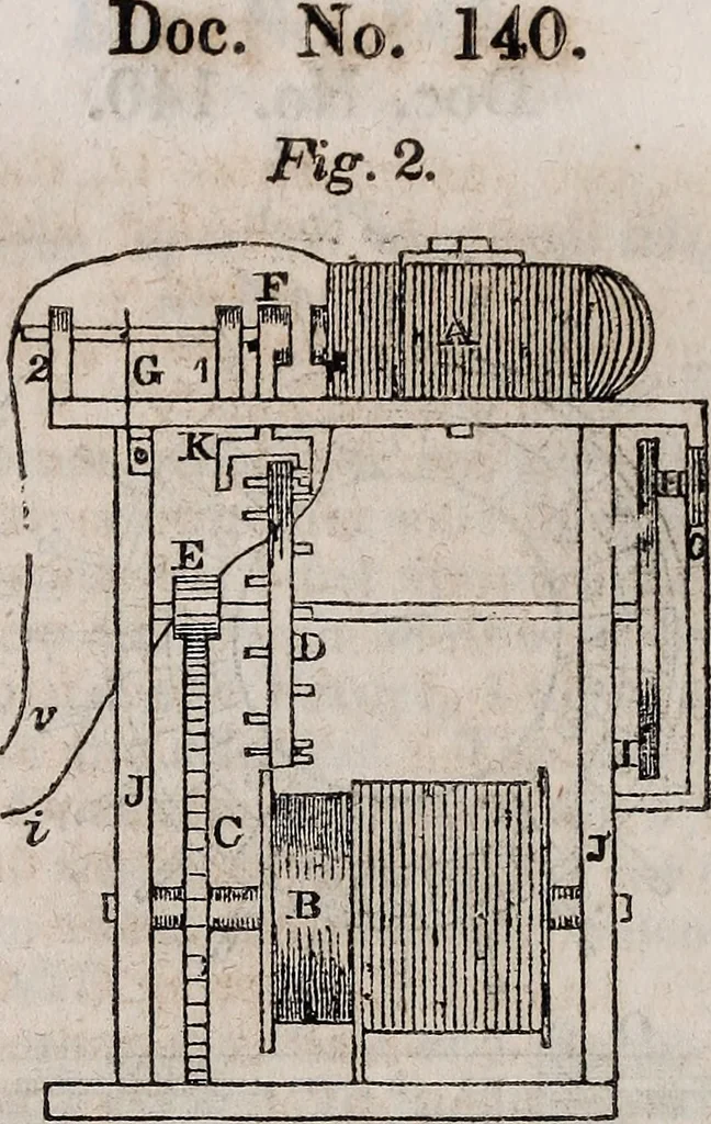 An illustration from Annual report of the Commissioner of Patents, 1837, leaf 95