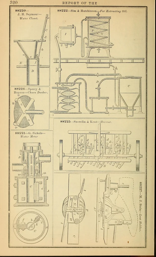 An illustration from Annual report of the Commissioner of Patents for the year .., 1869, leaf 330