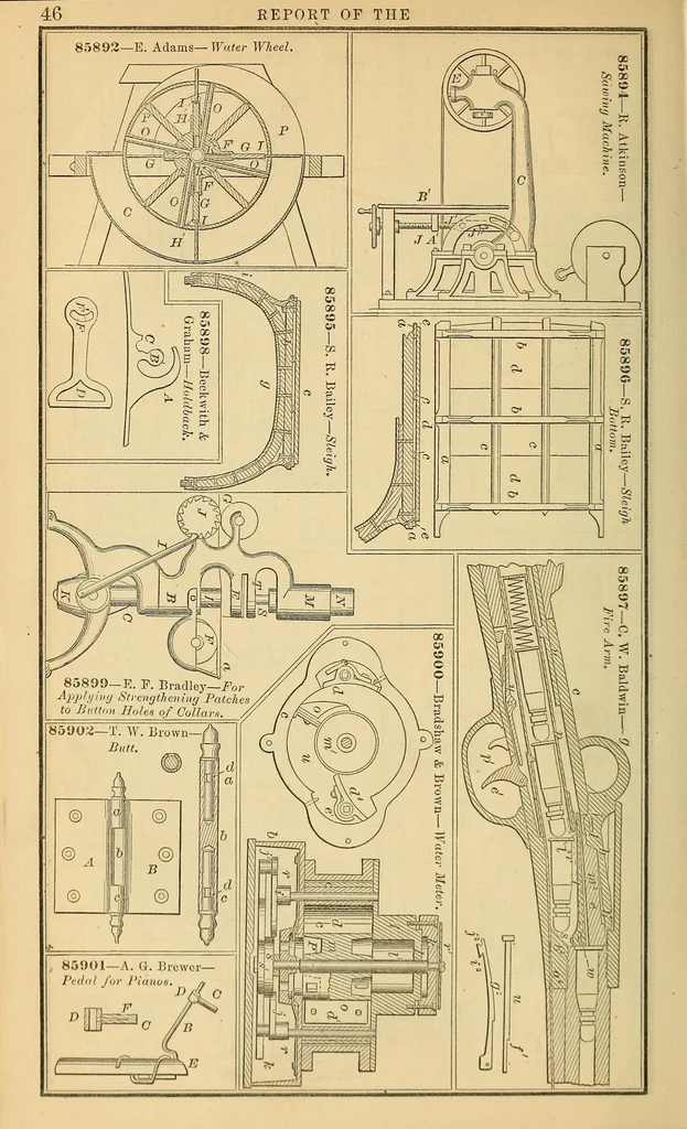 An illustration from Annual report of the Commissioner of Patents for the year .., 1869, leaf 56
