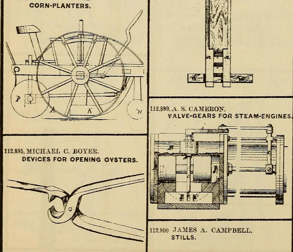 An illustration from Annual report of the Commissioner of Patents for the year .., 1871, leaf 164