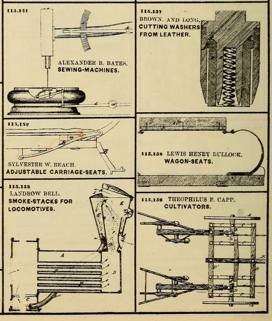 An illustration from Annual report of the Commissioner of Patents for the year .., 1871, leaf 298