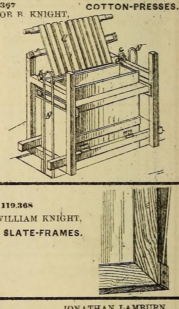 An illustration from Annual report of the Commissioner of Patents for the year .., 1871, leaf 508
