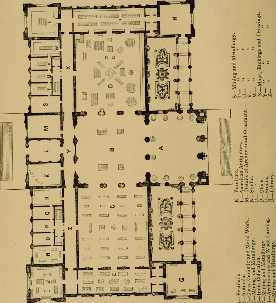 An illustration from Annual report of the Philadelphia Museum of Art, 1878, leaf 129