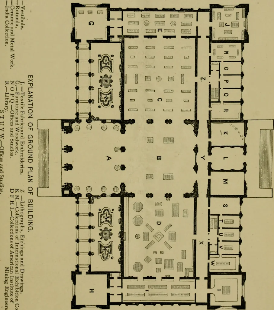 An illustration from Annual report of the Philadelphia Museum of Art, 1878, leaf 54