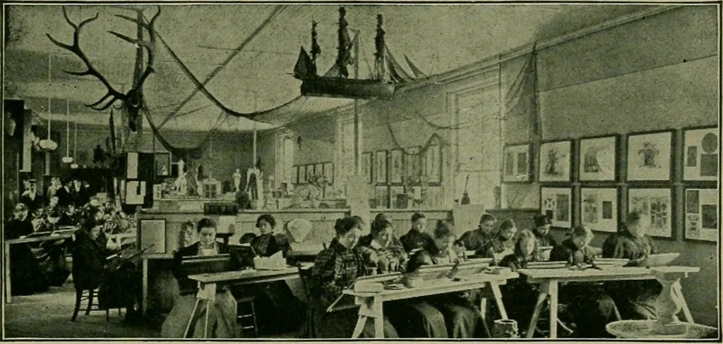 An illustration from Annual report of the Philadelphia Museum of Art, 1878, leaf 232