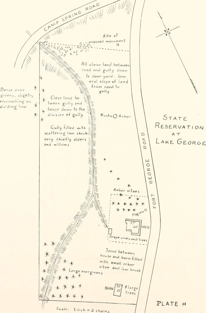 An illustration from Annual report of the Society for the Preservation of Scenic and Historic Places and Objects to the legislature of the State of New York, 1899, leaf 66