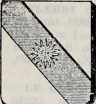 An illustration from Annuare général héraldique, 1903, leaf 1022