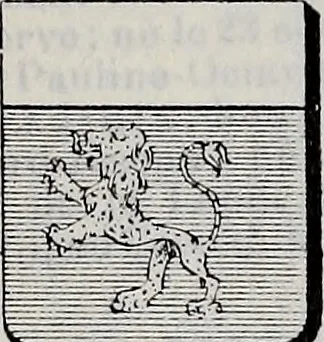An illustration from Annuare général héraldique, 1903, leaf 1036