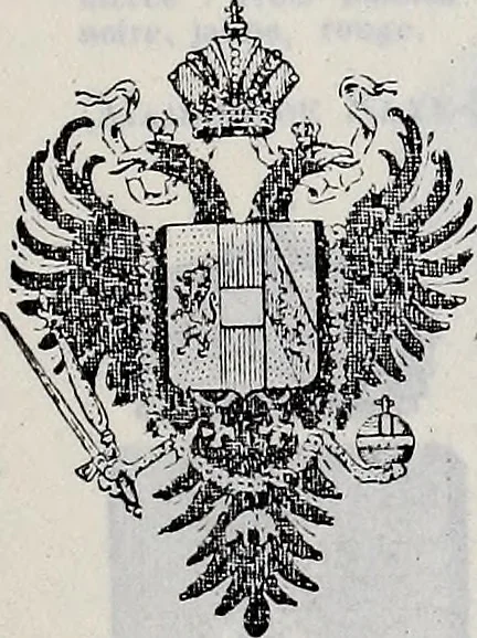 An illustration from Annuare général héraldique, 1903, leaf 110