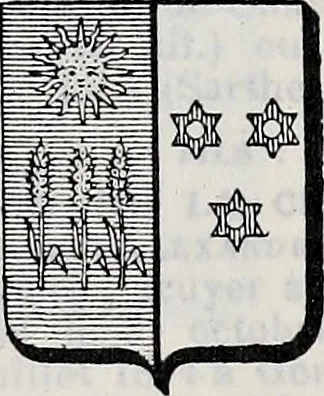 An illustration from Annuare général héraldique, 1903, leaf 1108