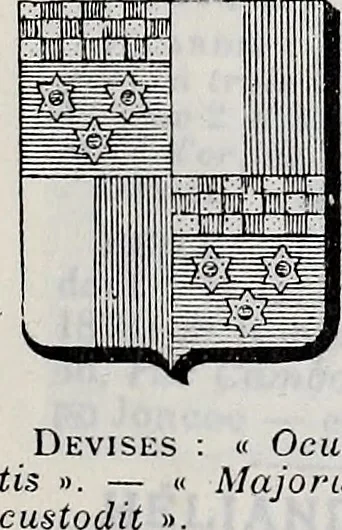An illustration from Annuare général héraldique, 1903, leaf 1186