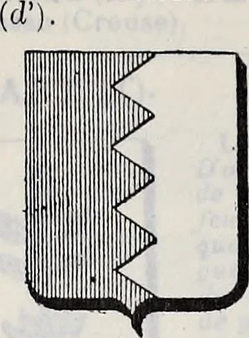 An illustration from Annuare général héraldique, 1903, leaf 1200