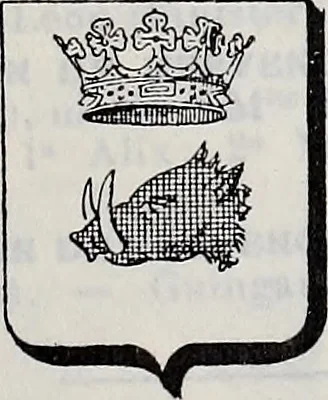 An illustration from Annuare général héraldique, 1903, leaf 1256