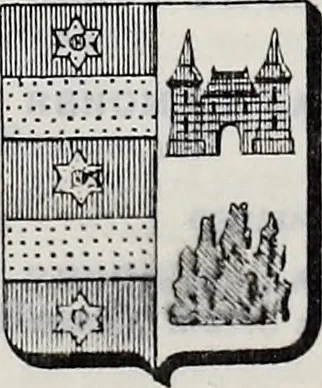 An illustration from Annuare général héraldique, 1903, leaf 1266