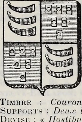 An illustration from Annuare général héraldique, 1903, leaf 1270